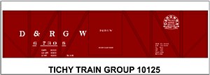 D&amp;RGW 40' SS Boxcar
