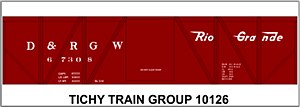 D&amp;RGW 40' SS Boxcar