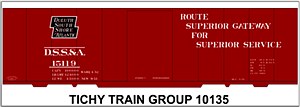 DSS&amp;A 40' Steel Boxcar