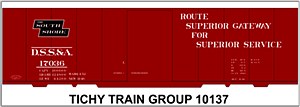DSS&amp;A 40' Steel Boxcar