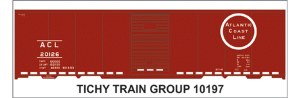 ACL 40' STEEL BOXCAR DECAL