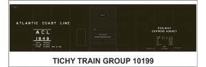 ACL 40' STEEL REA BOXCAR DECAL