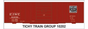 EJ&amp;E 40' STEEL BOXCAR DECAL