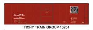 EJ&amp;E 40' STEEL BOXCAR DECAL