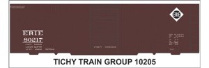 ERIE 40' STEEL BOXCAR DECAL