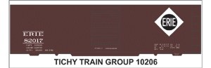 ERIE 40' STEEL BOXCAR DECAL