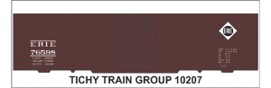 ERIE 50' STEEL BOXCAR DECAL