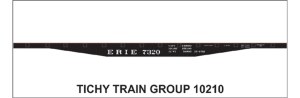 ERIE 50' STEEL FLATCAR DECAL