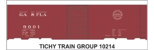 GA &amp; FLA 40' STEEL BOXCAR