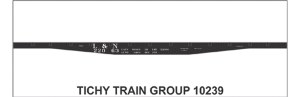 L &amp; N 45' STEEL FLATCAR DECAL