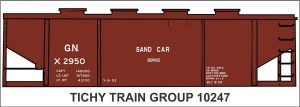Great Northern Sand Car Decal