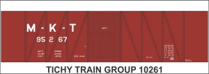 MKT 40' SS Boxcar Decal