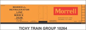 MORRELL 40' Wood Reefer Decal