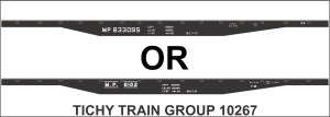 MP 50' Steel Flatcar Decal