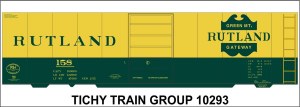 Rutland 40' Steel Boxcar