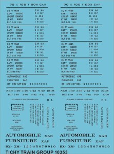 50' Boxcar Data Black