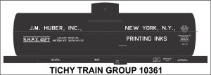 JM Huber 1 Dome Tank Car