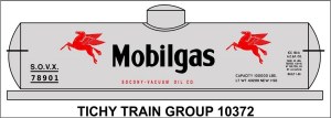 Mobil Gas Tank Car