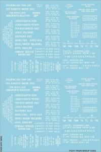Tank Car Data White