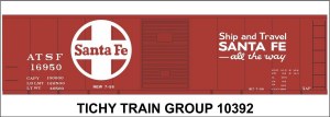 ATSF 40' Steel Boxcar