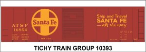ATSF 40' Steel Boxcar