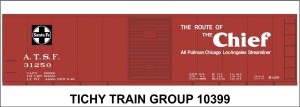 ATSF 40' Steel Boxcar