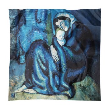 Pablo Picasso: Mother & Child Silk Scarf
