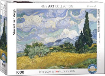 Vincent Van Gogh: Wheat Field with Cypresses Puzzle