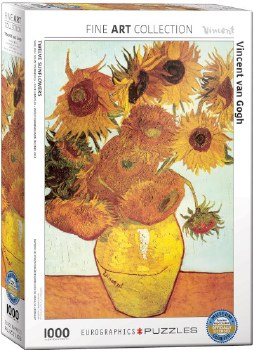 Vincent Van Gogh: Twelve Sunflowers Puzzle - 1000 pcs