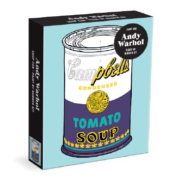 Andy Warhol Soup Paint By Numbers Kit