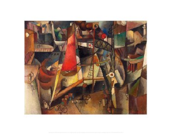 Gleizes: Le Port (Marseille) Print