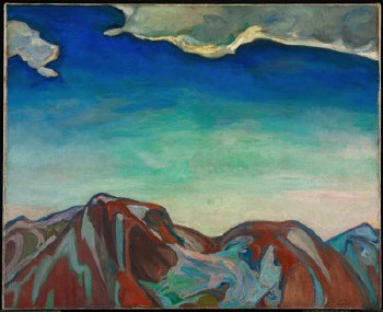 Varley: The Cloud, Red Mountain, 1927-1928