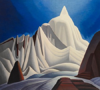Harris: Mountains in Snow Print