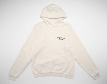 Hoodie: Don't Touch The Art, Small