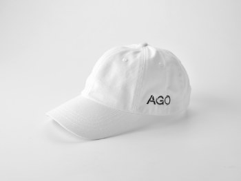 AGO Baseball Cap, White