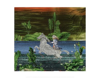 de Niverville: Little Rider Print