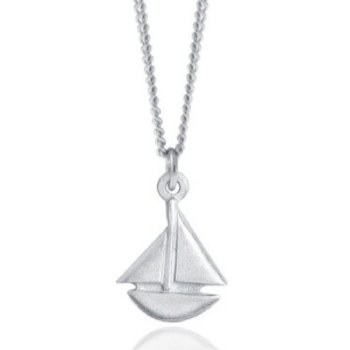 Amos Pewter: Sailboat  Necklace