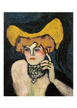 Pablo Picasso: Femme au Collier de Gemmes - Notecard