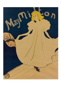 Toulouse Lautrec: May Milton - Notecard