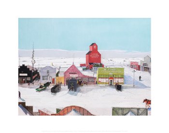 Kurelek: Prairie Town in Winter