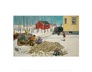 Kurelek: Big Family Teamwork