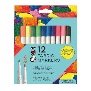 Fabric Markers - set of 12