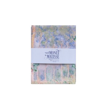 Monet: Poplars, Pink Effect Tea Towel