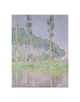 Monet: Poplars, Pink Effect Print