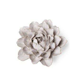 Chive: Ivory Comanche Peony Ceramic Flower