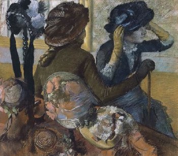 Degas:Dans la chapellerie