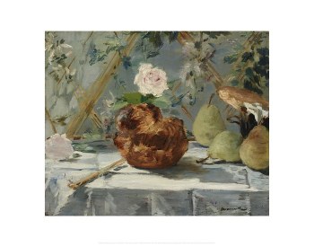 Manet: Brioche with Pears Print