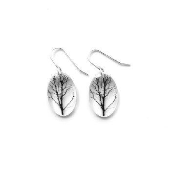 Jade Pellerin: Oval Tree Earring