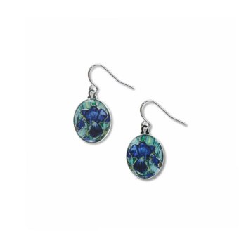 David Howell: Van Gogh Irises Earrings