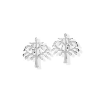 jj + rr  - Tree of Life Stud Earrings - Silver